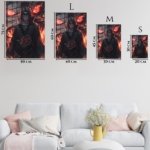 Crimson Symbol Shadow Warrior metal wall art print, view 6