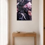 Neon Witch Hunter metal wall art print, view 5