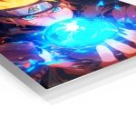 Blazing Ninja Energy Orb metal wall art print, view 2