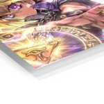 Radiant Spellcaster Portrait metal wall art print, view 2