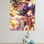 Radiant Spellcaster Portrait metal wall art print, view 4