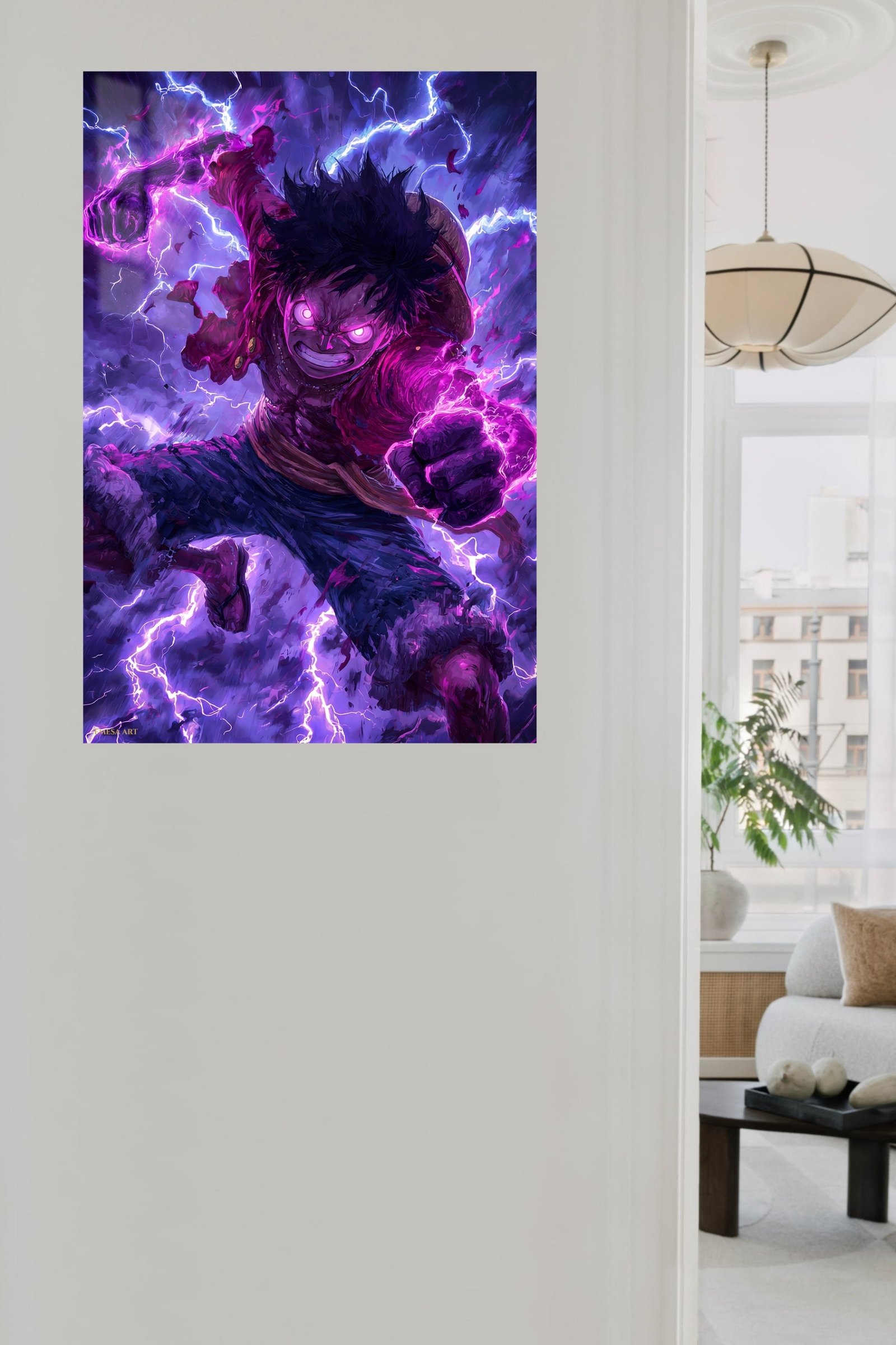 Thunderfist Shadow Warrior metal wall art print, view 5