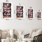 Six Warrior Gazes metal wall art print, view 6