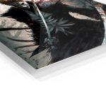 Crimson Masked Swordsman metal wall art print, view 2