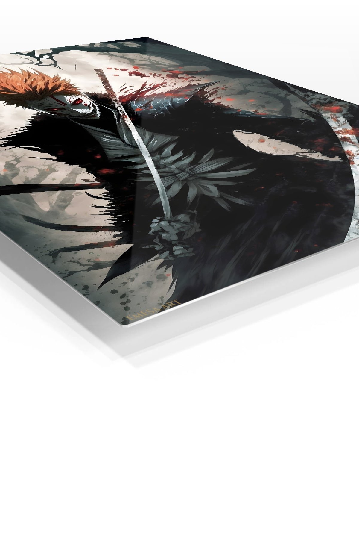 Crimson Masked Swordsman metal wall art print, view 2