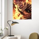 Blazing Spiky-Haired Fighter metal wall art print, view 5