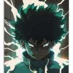 Emerald Surge Hero metal wall art print