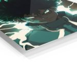 Emerald Surge Hero metal wall art print, view 2