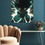 Emerald Surge Hero metal wall art print, view 5