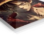 Weathered Straw Hat Adventurer metal wall art print, view 2