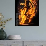 Violet Spirit Awakening metal wall art print, view 4