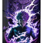 Solar Eclipse Ninja metal wall art print