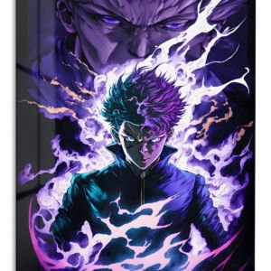Solar Eclipse Ninja metal wall art print