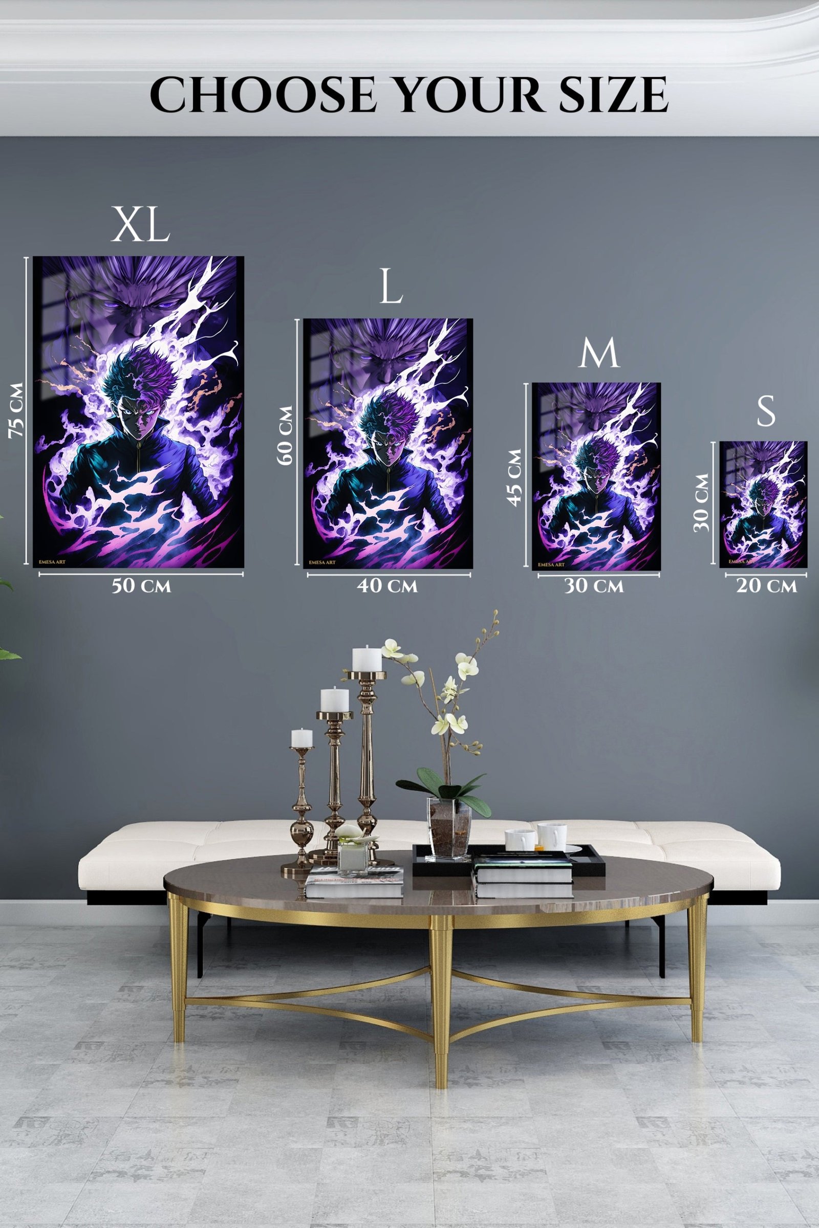 Solar Eclipse Ninja metal wall art print, view 6