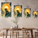 Blazing Arc Fighter metal wall art print, view 6