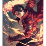 Petal Storm Heroine metal wall art print