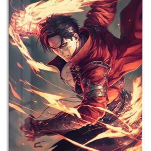 Petal Storm Heroine metal wall art print