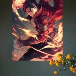 Petal Storm Heroine metal wall art print, view 4