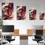 Petal Storm Heroine metal wall art print, view 6