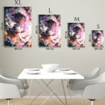 Flame and Shadow Swordsman metal wall art print, view 6