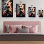 Crimson-Eyed Shadow Warrior metal wall art print, view 6