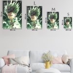 Windblown Shrine Maiden Portrait metal wall art print, view 6