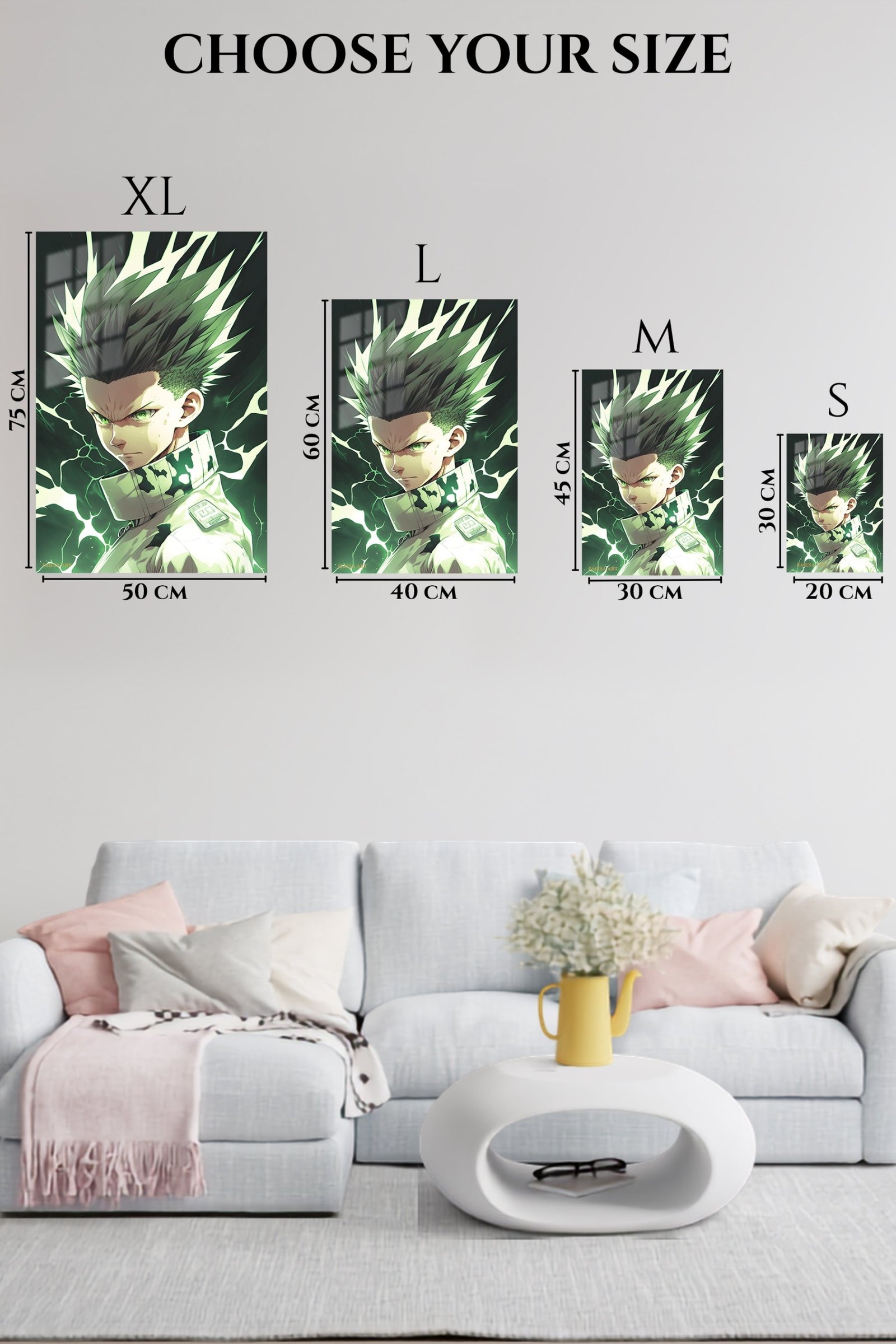 Windblown Shrine Maiden Portrait metal wall art print, view 6