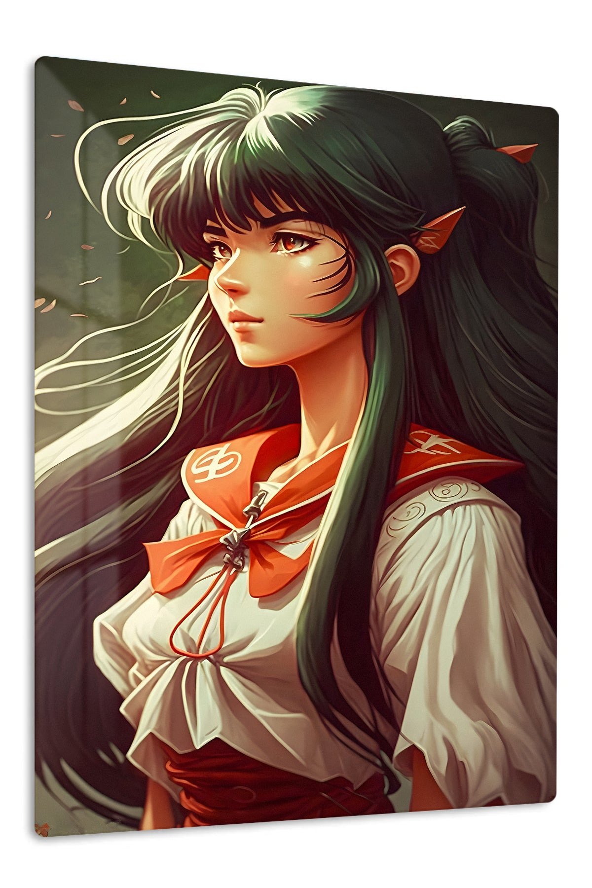 Emerald Energy Hero metal wall art print