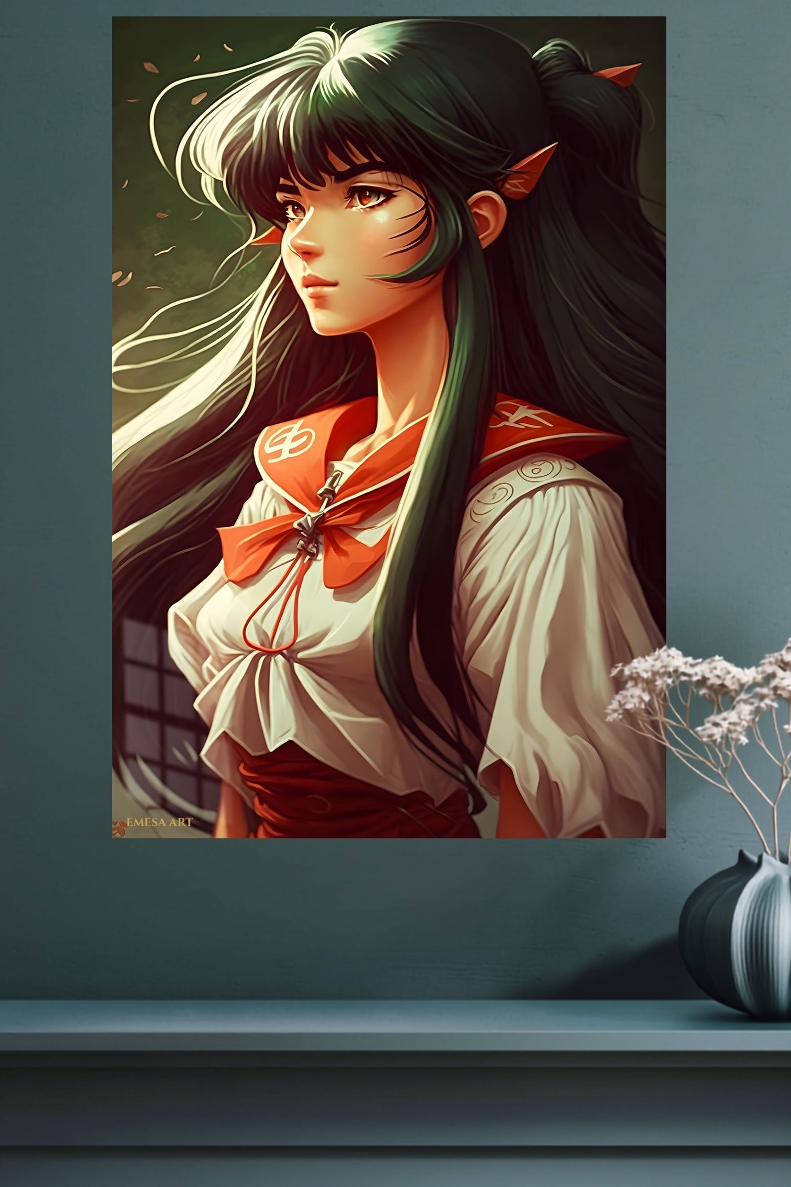 Emerald Energy Hero metal wall art print, view 4