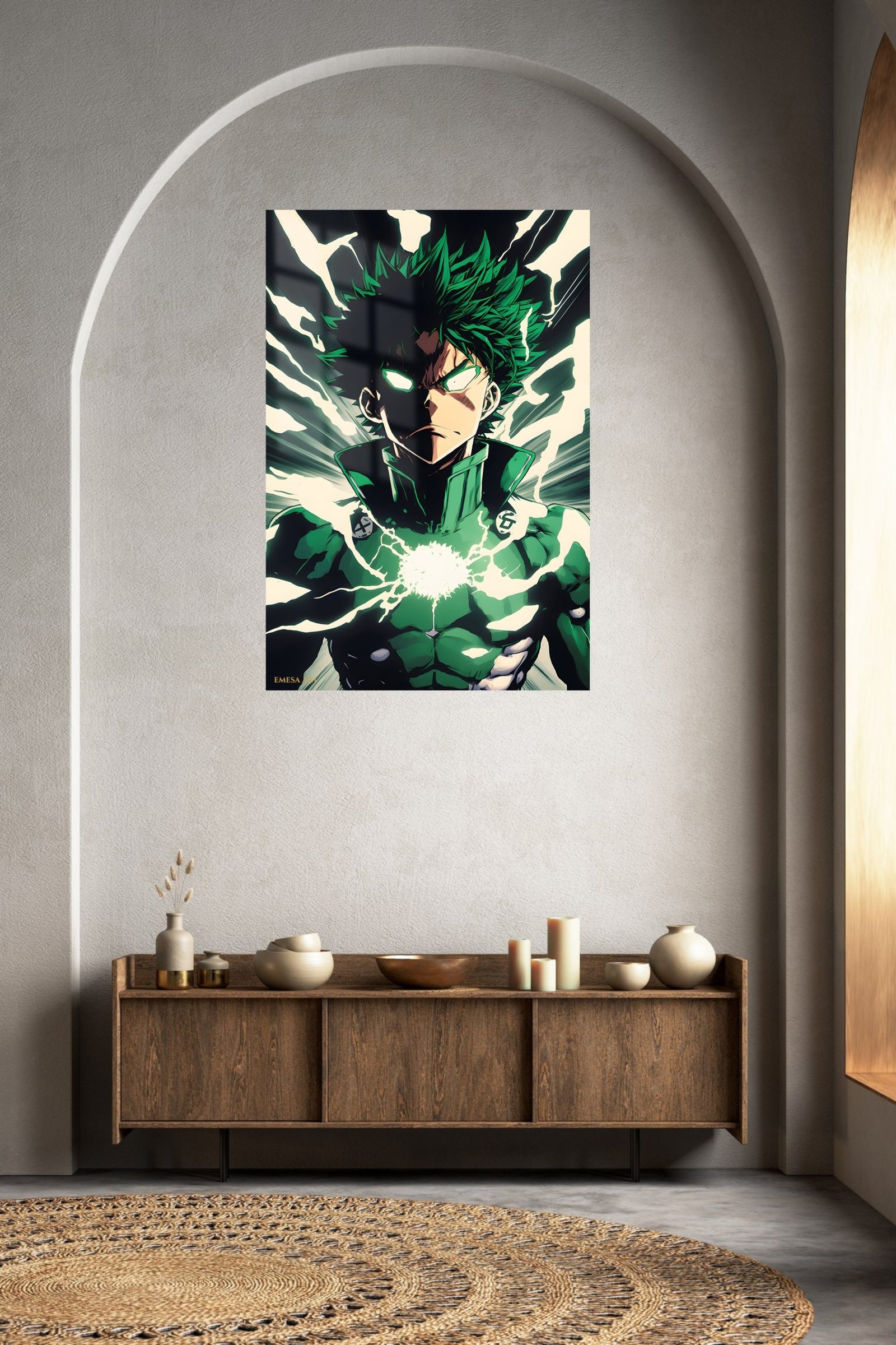 Emberwing Dragon metal wall art print, view 5