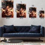 Crimson Gaze Warrior metal wall art print, view 6