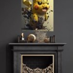 Infernal Gaze metal wall art print, view 4