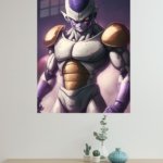 Armored Alien Under Twin Moons metal wall art print, view 4