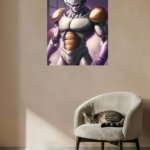 Armored Alien Under Twin Moons metal wall art print, view 5