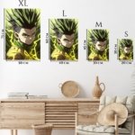 Green-Eyed Lightning Warrior metal wall art print, view 6