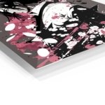 Crimson Petal Warrior metal wall art print, view 2