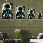 Emerald-Eyed Shadow Hero metal wall art print, view 6