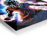 Neon Aura Warrior metal wall art print, view 2