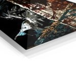 Split Shadow Warrior Portrait metal wall art print, view 2