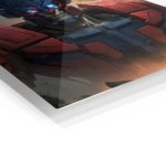 Ember Crown Mech metal wall art print, view 2