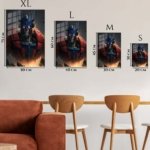 Ember Crown Mech metal wall art print, view 6