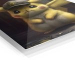 Yellow Mouse in an Emblem Cap metal wall art print, view 2