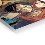 Battle-Worn Adventurers Portrait Collage metal wall art print, view 2
