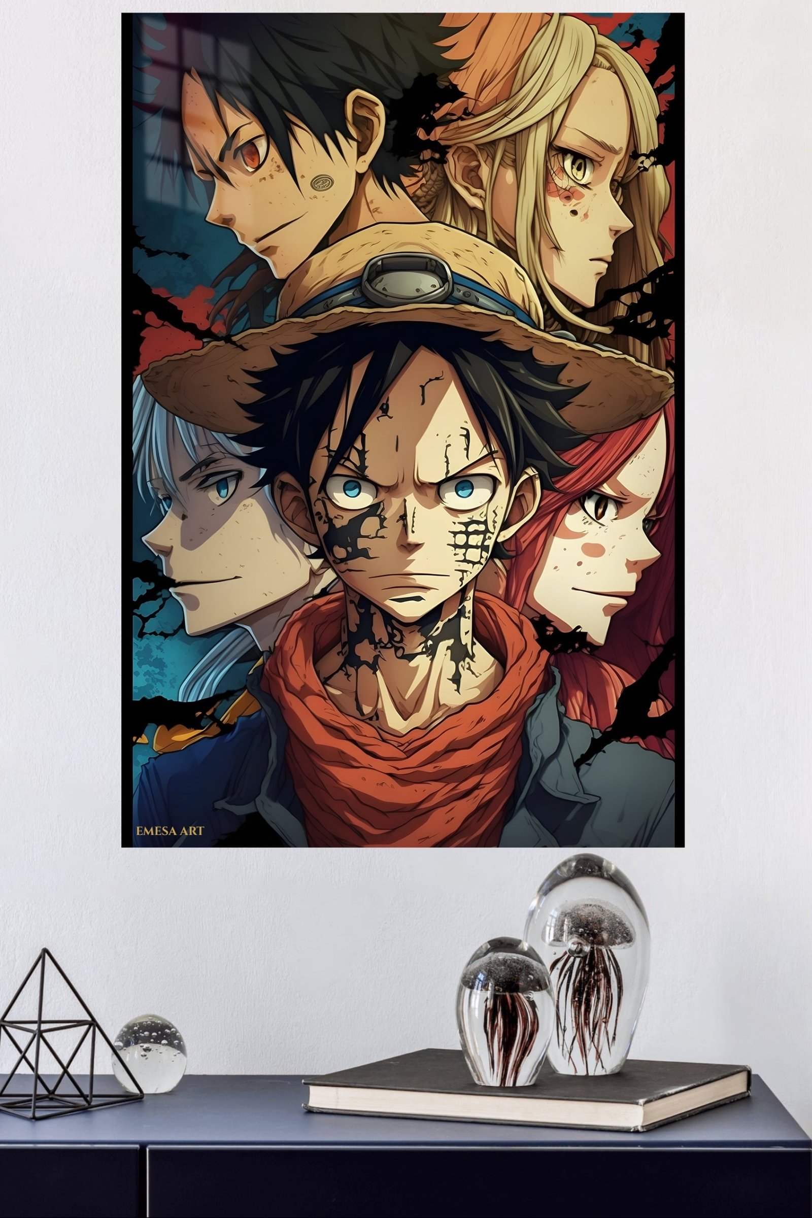 Battle-Worn Adventurers Portrait Collage metal wall art print, view 4