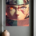 Divided Gaze Warrior metal wall art print, view 4