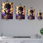 Violet-Eyed Shadow Warrior metal wall art print, view 6