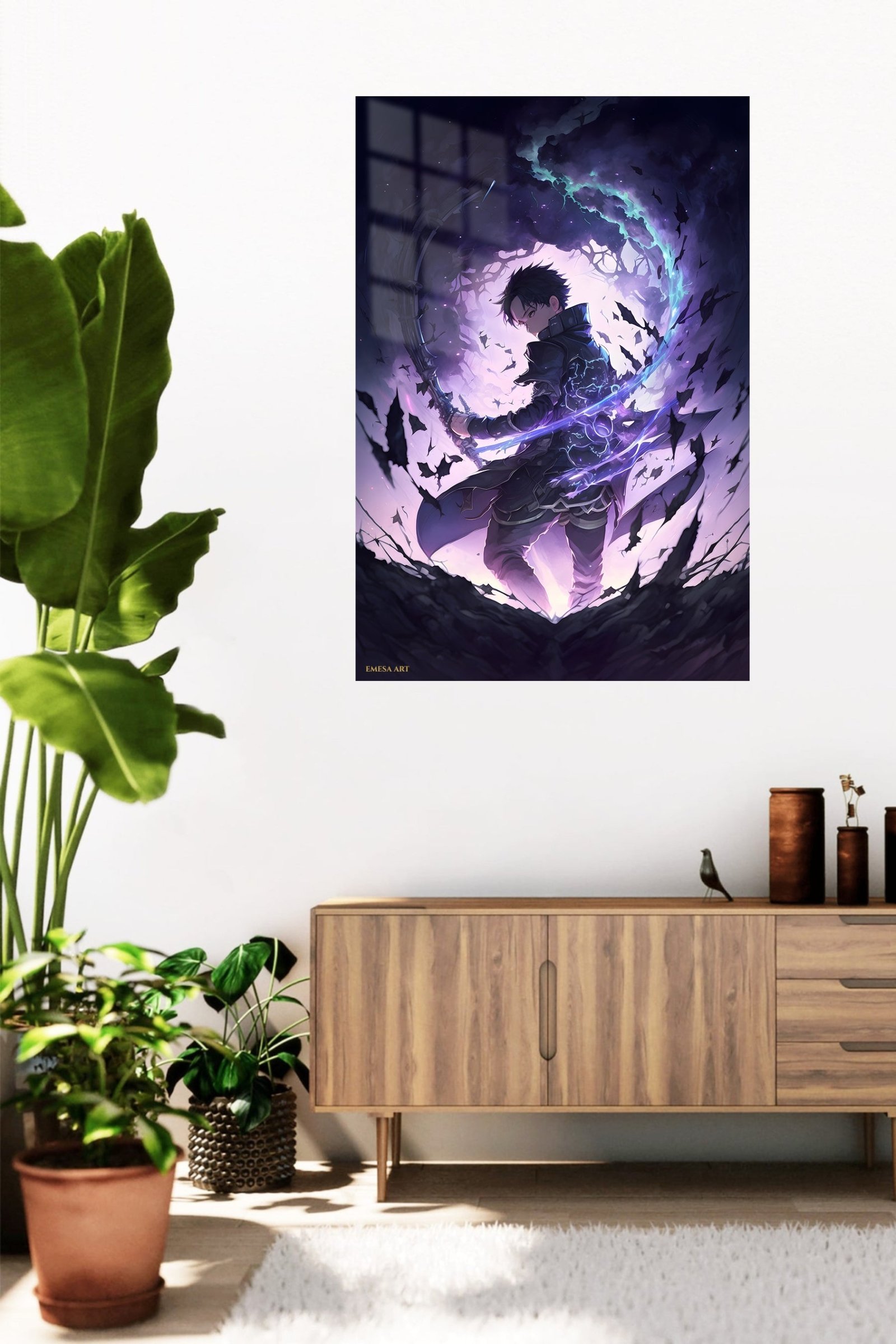 Shadow Archer in the Rift metal wall art print, view 5