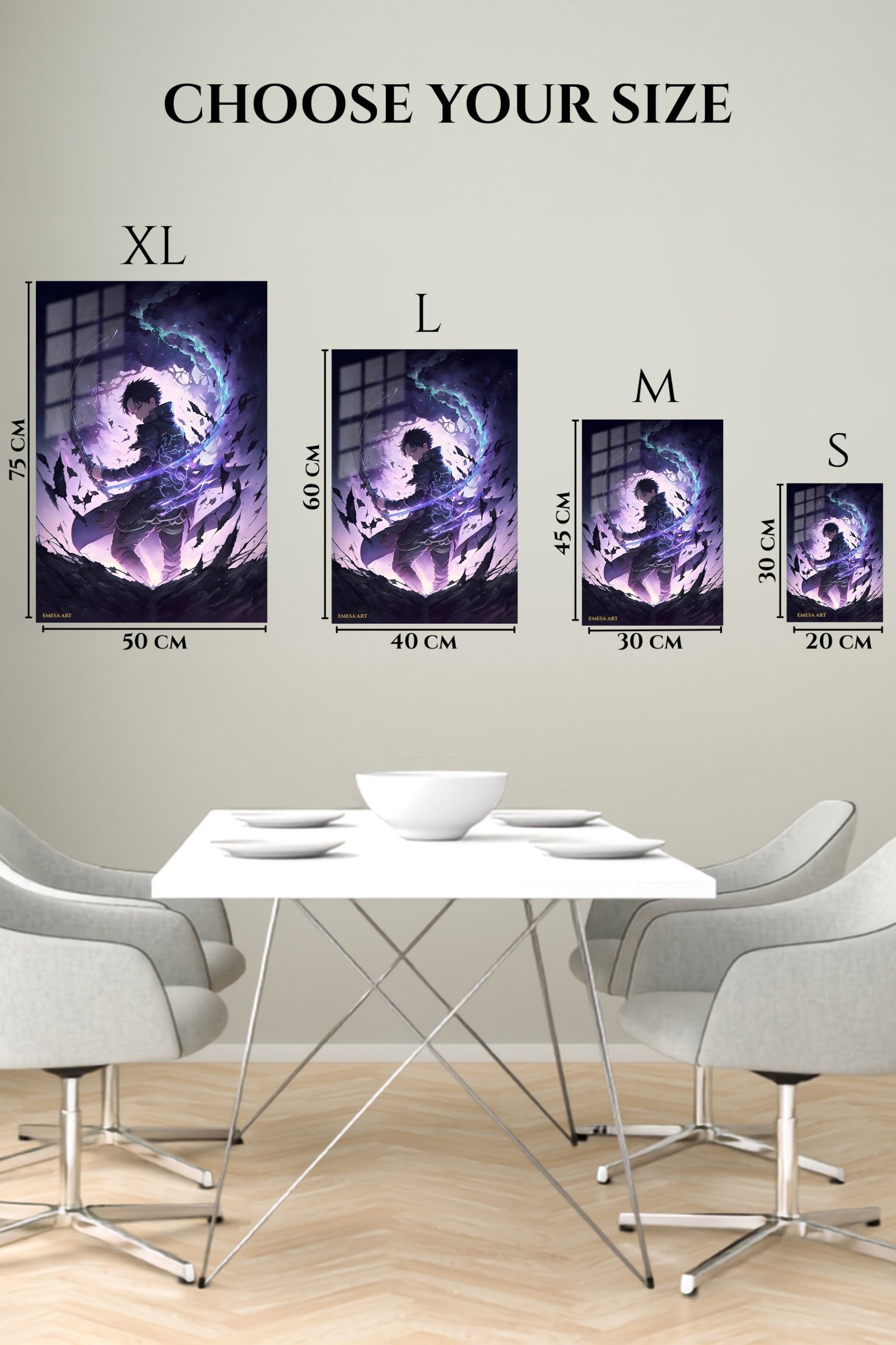 Shadow Archer in the Rift metal wall art print, view 6