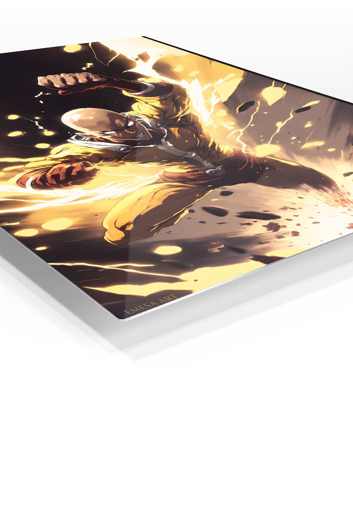 Golden Impact Hero metal wall art print, view 2