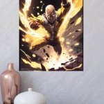 Golden Impact Hero metal wall art print, view 4